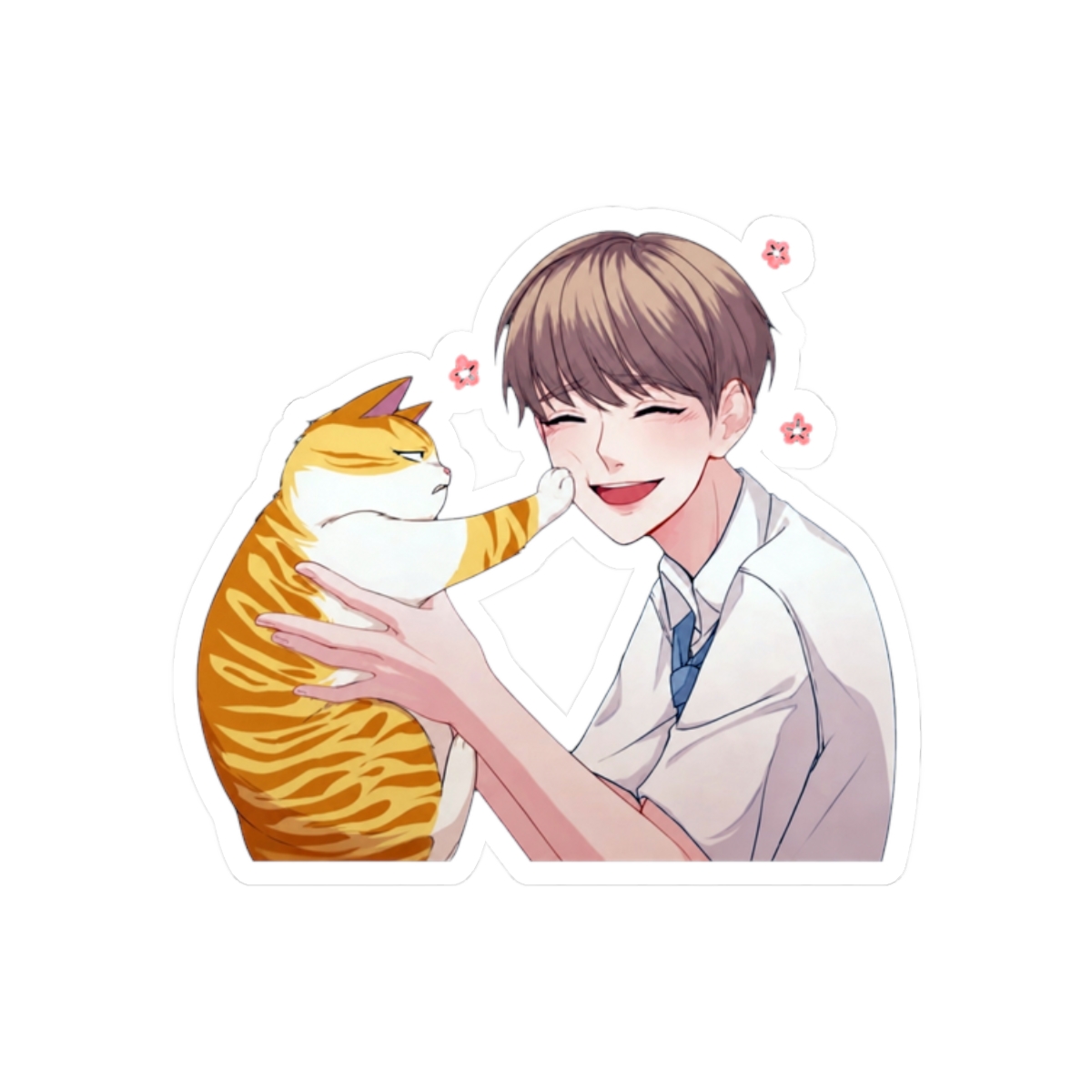 Elecee Smilee Sticker | Cute Vinyl Decal for Everyday Style | Eleceed - alternate angle 3, merchandise
