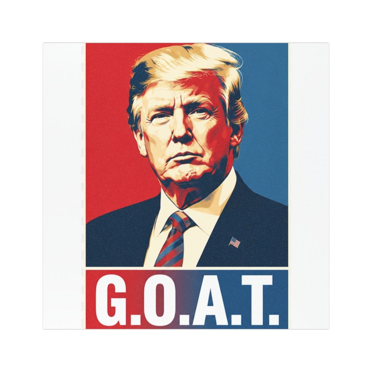 Trump GOAT Election 2024 Republican Vintage Car Magnet | Eleceed - Official Creator merchandise
