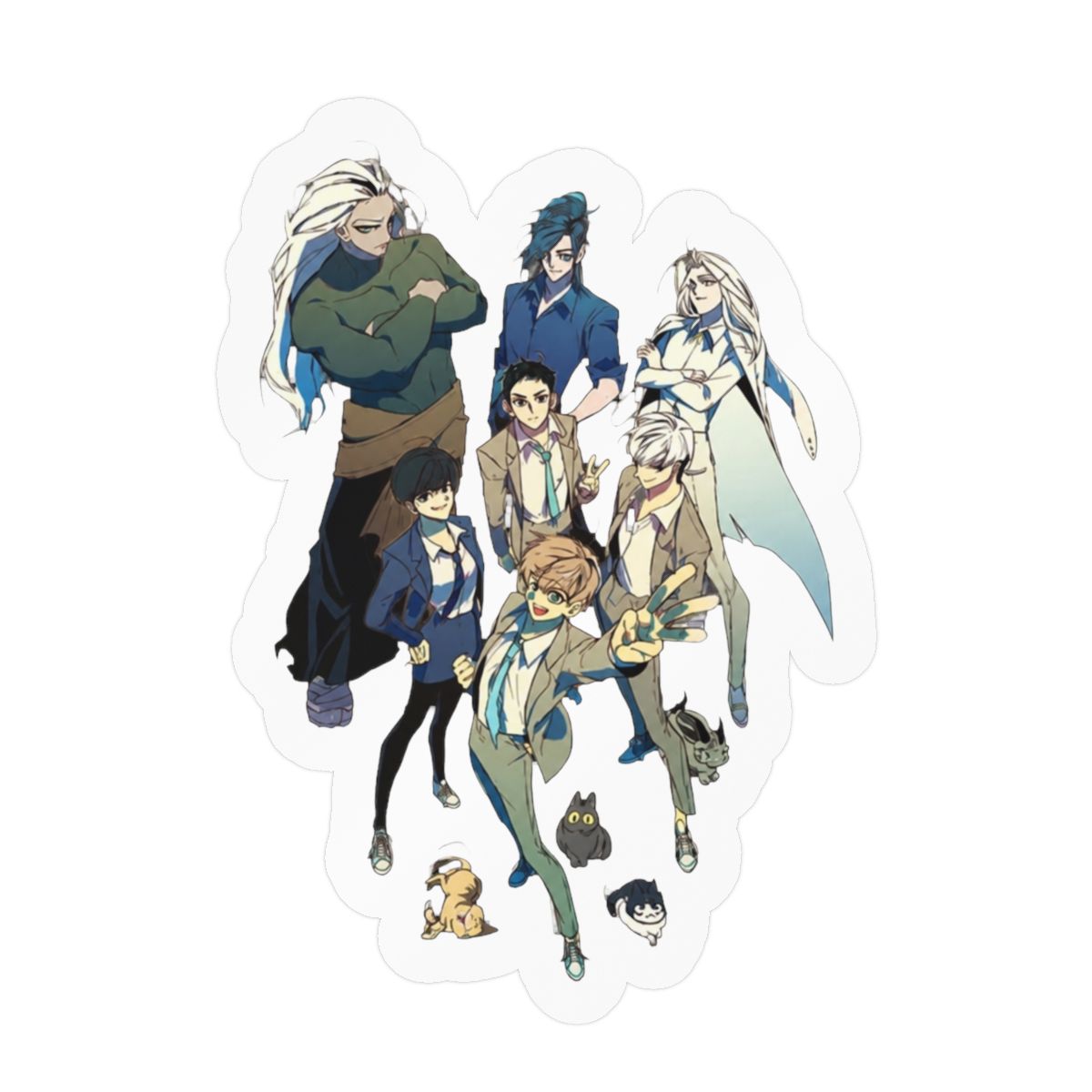 Cute Vinyl Sticker for Laptop and Bottle | Everyday Decal | Eleceed